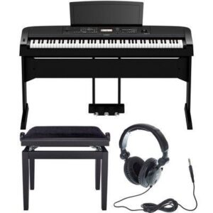 YAMAHA DGX670B PACK PIANO DIGITAL NEGRO